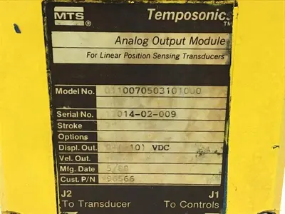USED TEMPOSONICS INC 110070503101000