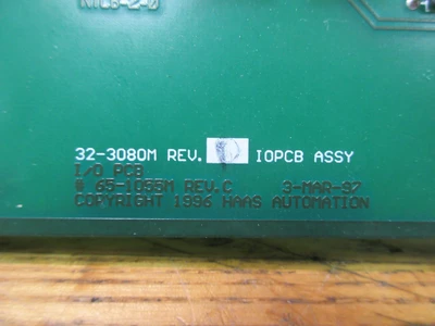USED 1997 USED HAAS PARTS AND TOOLING I/O PCB BOARD #32-3080M