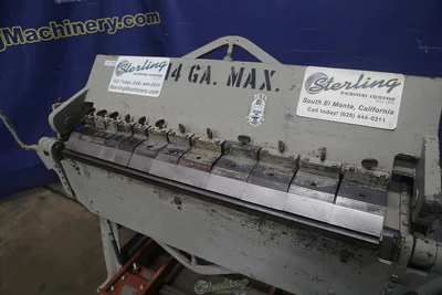 Used CHICAGO W31 Box & Pan Brakes including Finger California US | Sterling Machinery Exchange #1467008