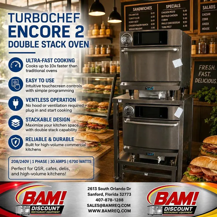 Used TURBOCHEF ENCORE2 Ovens Tennessee US | BAM Discount Restaurant Equipment #1323792
