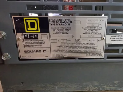 SQUARE D POWER DRY II TRANSFORMERS, 3 PHASE, 60 CYCLE, DRY TYPE | Turner's Machinery (10)