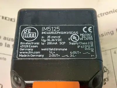 Used IFM ELECTRONIC IM5125 Proximity Sensors Ohio US | HGR 24 #1550034