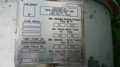 USED DCR CONSTRUCTION INC. NA