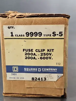 Square D 5901 Fuse Clip Fuse class9999 typeS-5 (BIN433)