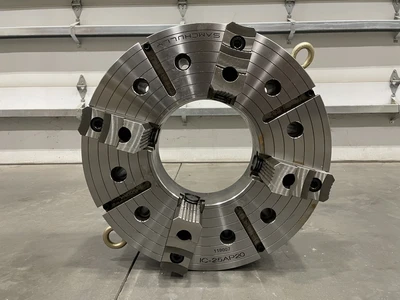Samchully 25” Four Jaw Scroll Chuck, 8 1/2″ Bore – NEW