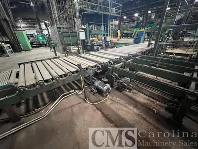 USED GLOBE PLAYWOOD LAYUP LINE AND GLOBE PRESS