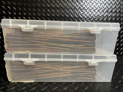 GRK Fasteners Handy-Pak 1/4 x 10 in Nails - 50 Pcs, #25 Bit - 2 Boxes