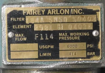 USED FAIREY ARLON INC. 184A 5M50 S0403