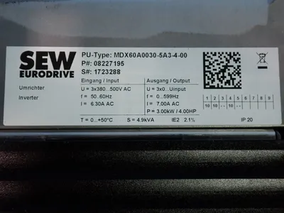 Used SEW EURODRIVE MDX61B00305A3400 Variable Speed Drives Ohio US | HGR 24 #904234