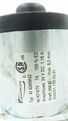 Kendrion Solenoid Actuator 41 42609K02