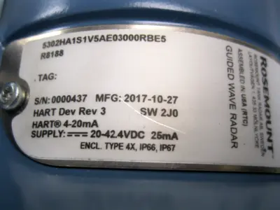 NEW Rosemount 5302 HA1S1V5AE03000RBE5 R8188