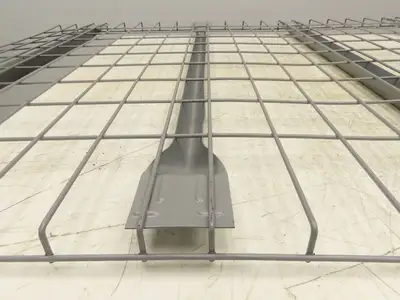 New Pallet Rack Wire Deck 42x58" Waterfall 4 Flared Channel Racking 2500lb Mesh