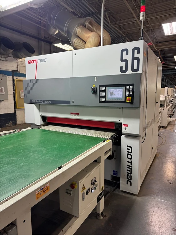 Used 2019 MOTIMAC SFR-R-G1300V Wide Belt Sanders Pennsylvania US | MachineryMax #1230487