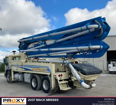Used 2007 MACK MR688S Concrete Mixer Trucks Colorado US | Proxy Equipment #1378652