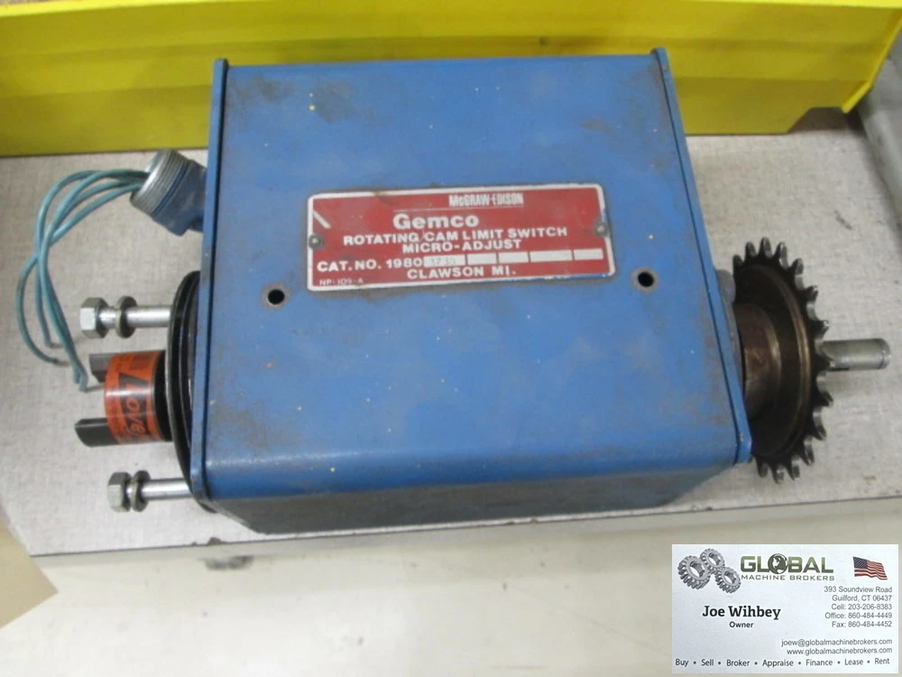 McGraw-Edison Gemco No.1980 3738 Micro-Adjust Rotating Cam Limit Switch
