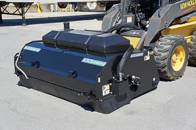 Blue Diamond Pickup Broom Sweeper Broom Quick Attach | Mid South Machinery (1)