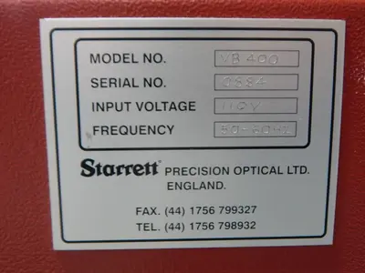 Used STARRET VB400 Comparators Texas US | Aucto #1307326