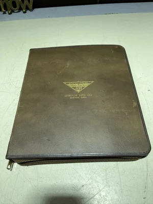 Vintage Newton Mfg Co Iowa Sales Sample Sales Builder Binder