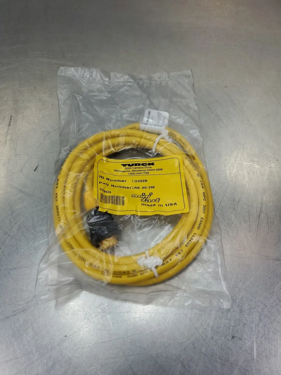 Turck RK 30-2M (U2026) MiniFast PLC Cable. 5D-19