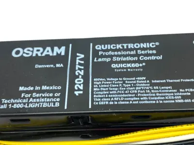 New | in-Stock OSRAM Quicktronic Lamp Ballast 50/60Hz 120-277V LOT OF 2 Lighting Michigan US | Maverick Industrial Sales #1410813