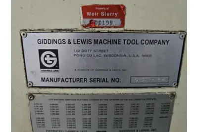 GIDDINGS & LEWIS VTL-60 Vertical Turret Lathes | Machine Tool Emporium (15)