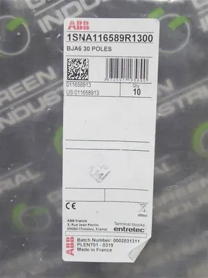 Bag of 10 ABB / entrelec 1SNA116589R1300 BJA6 30 Pole Jumpers New