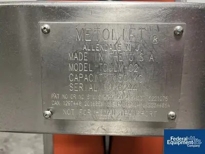 USED Meto Metolift Drum Dumper, Model TDULM-02