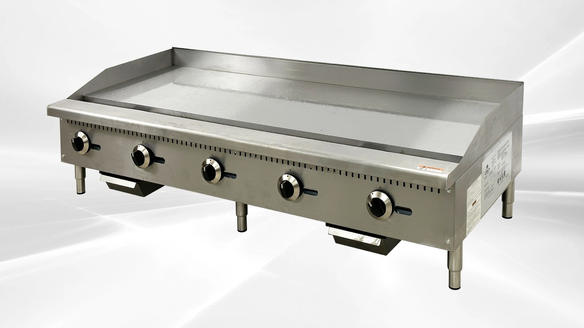 171-0437 60" 5-Burner Gas Griddle