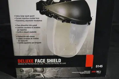 SAS Deluxe Face Shield 5145 ANSI Z87.1 Safety Shield