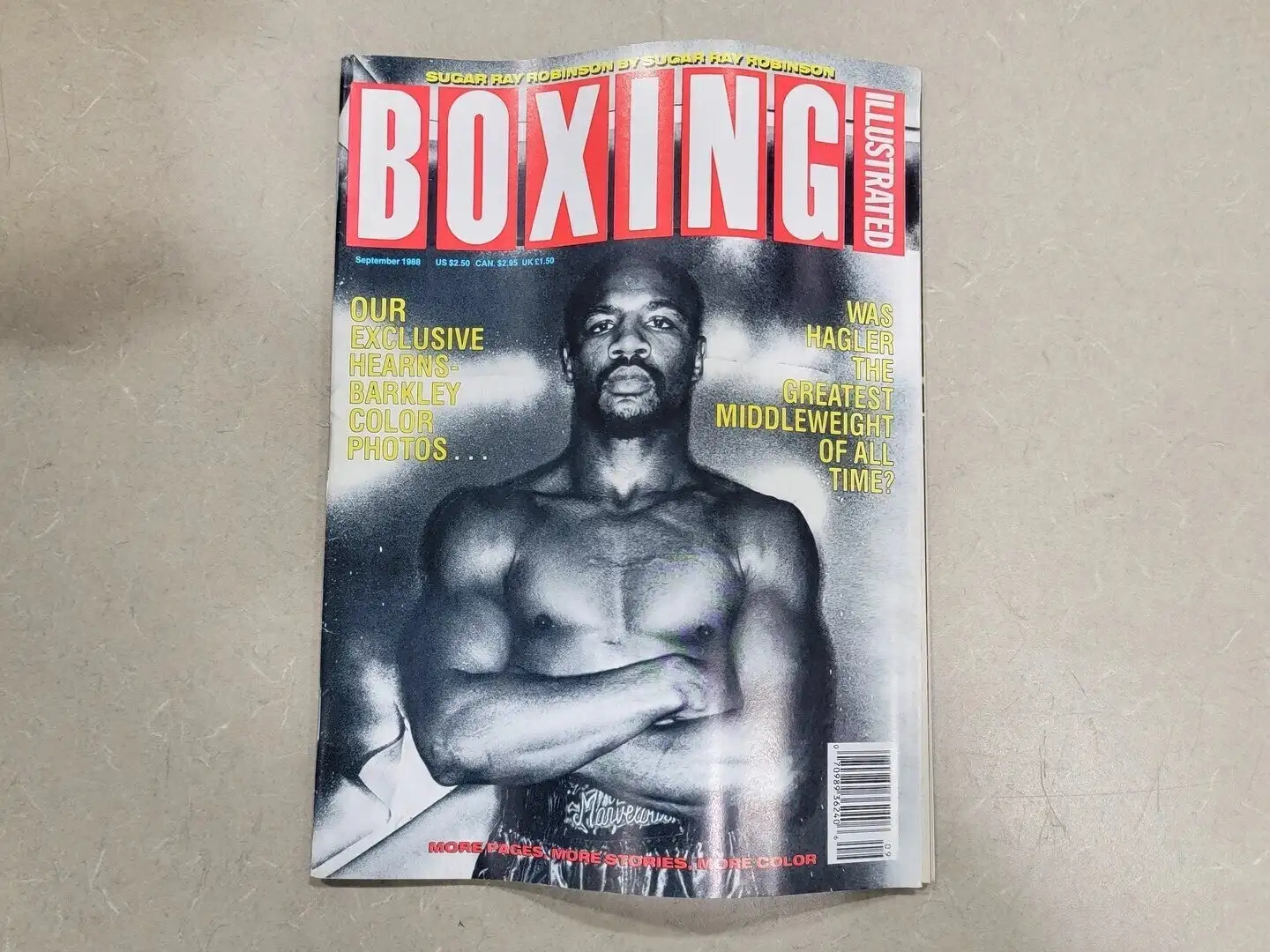 USED BOXING ILLUSTRATED SEPTEMBER 1988
