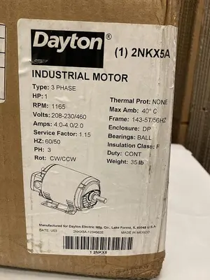 Used DAYTON 2NKX5A Industrial Controls Ohio US | Surplus Asset Holdings #1243165