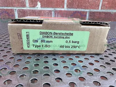NEW BUCHIGLASUSTER F-SQ DIABON BURSTING DISC 80MM
