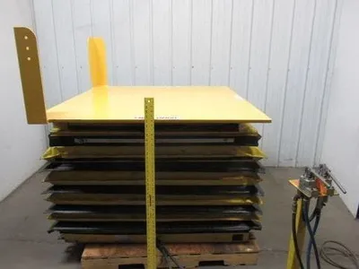 KNIGHT 4000 LB 2 Ton Air Pneumatic Lift & Tilt Table 57x52" Top 35 Deg Tilt