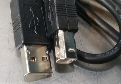Cable 28AWG/1P USB B to USB A 30V 6ft Loc5D11