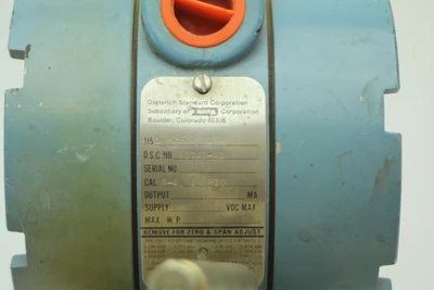 Used Dieterich Standard 1151DR2F22 B1A4 Pressure Transmitters California US | Davliegogo LLC #1705240