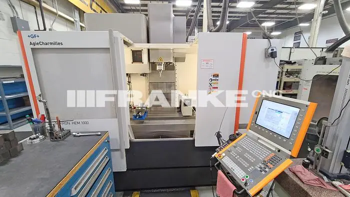 Used 2014 MIKRON MILL HEM 1000 Vertical Machining Centers US | FRANKE CNC, LLC #1371024