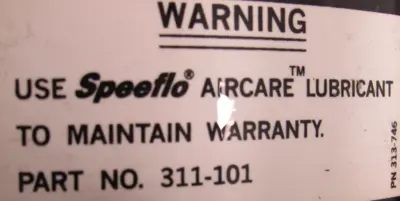 USED ADMIRAL SPEEFLO 850-555 AIR MOTOR 850555 311-101