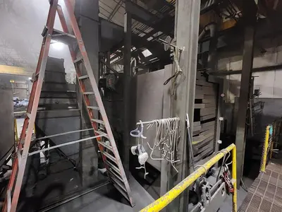 Used 1988 PANGBORN ES-1860 Monorail Hanger Shot Blaster Pennsylvania US | Shot Blasting Equipment #470205