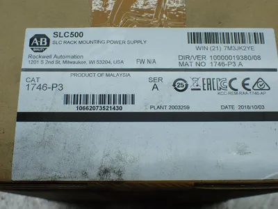New | in-Stock ALLENBRADLEY 1746P3 PLC Power Supplies Ohio US | HGR 24 #1004457