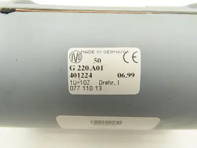IVO Baumer G 220.A01 Rotary Counter Timer 10 Counts Per Rotation