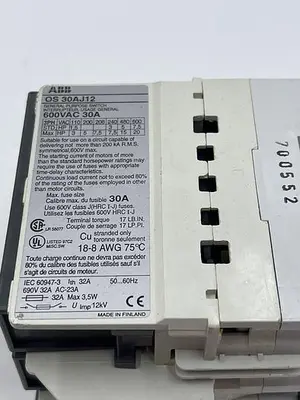 USED ABB ABB OS 30AJ12