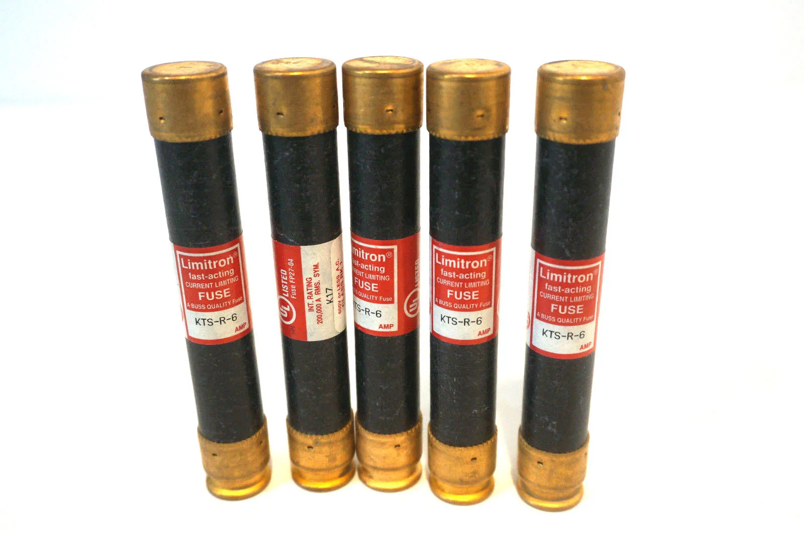 5 NEW LIMITRON KTS-R-6 FUSES KTSR6