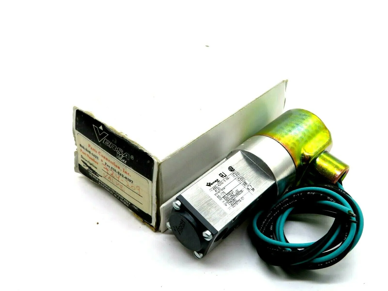 NEW VERSA VALVES ASG-4232-3-6A-A120 SOLENOID ASG423236AA120
