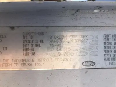 Used 1999 STERLING L7500 Street Sweeper California US | Lillo Machinery #1403836