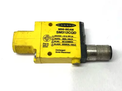 USED BANNER MINI-BEAM PHOTOELECTRIC SENSOR 4-PIN M12 29184