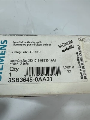 NEW Siemens 3SB3645-0AA31