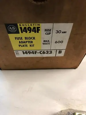 New | in-Stock ALLEN-BRADLEY 1494F-C633 Miscellaneous Equipment (Electrical & Power) | Surplus Asset Holdings #1190799