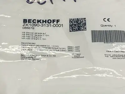 NEW BECKHOFF ZK1090-3131-0001