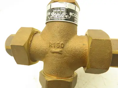 Sterling R-150-F Temperature Regulating Valve 105-145°F 1/2" NPT Bronze