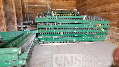 USED CUSTOM BUILT PALLET CONVEYOR LINE